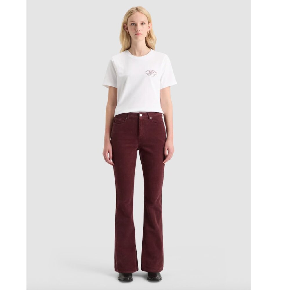 Scotch & Soda Bordeaux The Charm Flare Pants